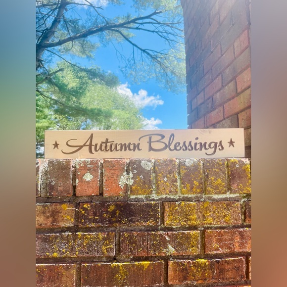 *Autumn Blessings Engraved Sign, 24” - Picture 10 of 11